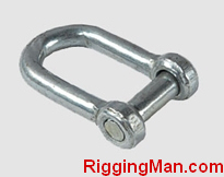 JIS TYPE SCREW PIN CHAIN SHACKLE WITH COUNTER SUNK HEAD