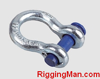 ROUND PIN ANCHOR SHACKLE U.S TYPE,drop forged