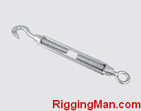 TURNBUCKLES COMMERCIAL TYPE WITH HOOK AND EYE