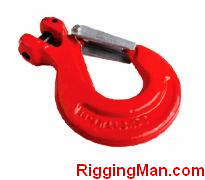 CLEVIS SLING HOOK WITH CAST LATCH