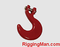 CONTAINER HOOK,forged alloy steel,painted red