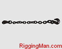 TIE DOWN CHAIN WITH EYE SHORTING GRAB HOOK ON BOTH ENDS