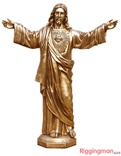 Casting Iron Jesus Sculpture