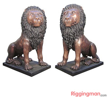 Casting Iron Large animal Lion Statue