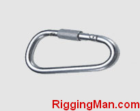 STAINLESS STEEL D TYPE SNAP HOOK WITH SCREW,a.i.s.i 304 or 316